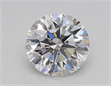 Del inventario de diamantes de laboratorio, 1.03 quilates, Redondo , Color D, claridad VVS2 y certificado IGI
