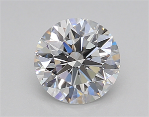 Picture of Lab Created Diamond 1.03 Carats, Round with Ideal Cut, D Color, VVS2 Clarity and Certified by IGI
