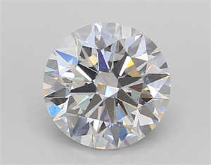 Picture of Lab Created Diamond 1.52 Carats, Round with Ideal Cut, E Color, VS2 Clarity and Certified by IGI