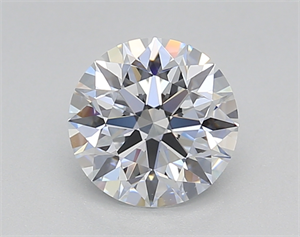 Picture of Lab Created Diamond 1.06 Carats, Round with Excellent Cut, E Color, VVS2 Clarity and Certified by GIA