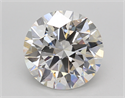 Lab Created Diamond 4.02 Carats, Round with Ideal Cut, F Color, VS1 Clarity and Certified by IGI