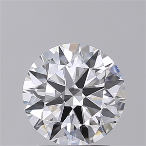 Picture of Lab Created Diamond 2.00 Carats, Round with Excellent Cut, E Color, VVS2 Clarity and Certified by IGI