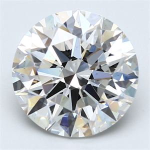 Picture of Lab Created Diamond 4.07 Carats, Round with Excellent Cut, G Color, VS2 Clarity and Certified by GIA