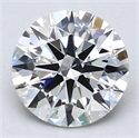 Del inventario de diamantes de laboratorio, 2.51 quilates, Redondo , Color F, claridad VVS2 y certificado IGI