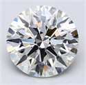 Del inventario de diamantes de laboratorio, 2.56 quilates, Redondo , Color F, claridad VS1 y certificado IGI