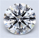 Del inventario de diamantes de laboratorio, 2.45 quilates, Redondo , Color D, claridad VS1 y certificado IGI