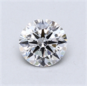 Lab Created Diamond 0.72 Carats, Round with Excellent Cut, D Color, VS2 Clarity and Certified by IGI