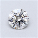 Lab Created Diamond 0.71 Carats, Round with Excellent Cut, G Color, VVS2 Clarity and Certified by IGI