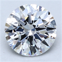 Del inventario de diamantes de laboratorio, 2.53 quilates, Redondo , Color E, claridad VS1 y certificado IGI