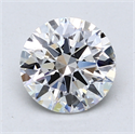 Del inventario de diamantes de laboratorio, 1.55 quilates, Redondo , Color D, claridad VVS2 y certificado IGI