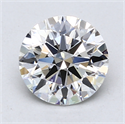 Del inventario de diamantes de laboratorio, 1.55 quilates, Redondo , Color E, claridad VVS2 y certificado IGI