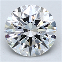 Del inventario de diamantes de laboratorio, 2.50 quilates, Redondo , Color D, claridad VS2 y certificado IGI