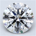 Del inventario de diamantes de laboratorio, 3.02 quilates, Redondo , Color E, claridad VS1 y certificado IGI