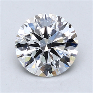 Picture of Lab Created Diamond 1.32 Carats, Round with Ideal Cut, D Color, VVS2 Clarity and Certified by IGI