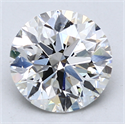 Del inventario de diamantes de laboratorio, 2.50 quilates, Redondo , Color E, claridad VS2 y certificado IGI