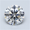 Lab Created Diamond 3.18 Carats, Round with Excellent Cut, E Color, VS2 Clarity and Certified by GIA
