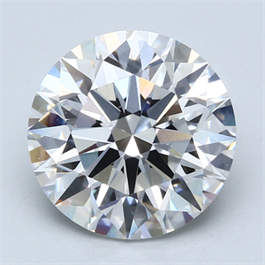 Picture of Lab Created Diamond 5.13 Carats, Round with Excellent Cut, E Color, VS1 Clarity and Certified by GIA