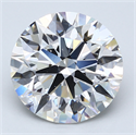 Lab Created Diamond 6.00 Carats, Round with Excellent Cut, F Color, VS2 Clarity and Certified by GIA