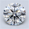 Del inventario de diamantes de laboratorio, 2.02 quilates, Redondo , Color D, claridad VVS2 y certificado IGI