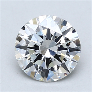 Picture of Lab Created Diamond 1.50 Carats, Round with Excellent Cut, E Color, VS1 Clarity and Certified by IGI