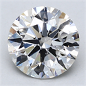 Del inventario de diamantes de laboratorio, 2.50 quilates, Redondo , Color F, claridad VS1 y certificado IGI
