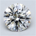 Del inventario de diamantes de laboratorio, 2.51 quilates, Redondo , Color F, claridad VS1 y certificado IGI