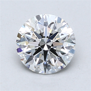 Picture of Lab Created Diamond 1.22 Carats, Round with Ideal Cut, D Color, VS1 Clarity and Certified by IGI