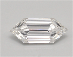 Picture of Lab Created Diamond 0.75 Carats, LONG HEXAGON with  Cut, D Color, vvs1 Clarity and Certified by IGI