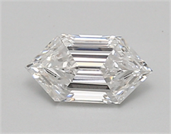 Picture of Lab Created Diamond 0.69 Carats, LONG HEXAGON with  Cut, E Color, vvs1 Clarity and Certified by IGI