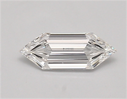 Picture of Lab Created Diamond 0.67 Carats, LONG HEXAGON with  Cut, E Color, vvs1 Clarity and Certified by IGI