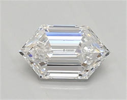 Picture of Lab Created Diamond 0.60 Carats, LONG HEXAGON with  Cut, D Color, vvs2 Clarity and Certified by IGI