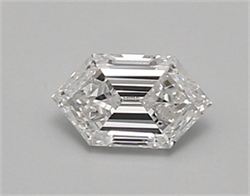 Picture of Lab Created Diamond 0.57 Carats, LONG HEXAGON with  Cut, D Color, vs1 Clarity and Certified by IGI