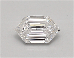 Picture of Lab Created Diamond 0.55 Carats, LONG HEXAGON with  Cut, D Color, vs2 Clarity and Certified by IGI