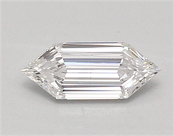 Picture of Lab Created Diamond 0.55 Carats, LONG HEXAGON with  Cut, E Color, vvs1 Clarity and Certified by IGI