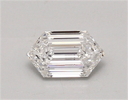 Picture of Lab Created Diamond 0.53 Carats, LONG HEXAGON with  Cut, D Color, vvs1 Clarity and Certified by IGI