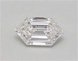 Picture of Lab Created Diamond 0.52 Carats, LONG HEXAGON with  Cut, E Color, vvs1 Clarity and Certified by IGI