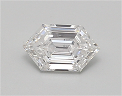 Picture of Lab Created Diamond 0.52 Carats, LONG HEXAGON with  Cut, D Color, vvs2 Clarity and Certified by IGI