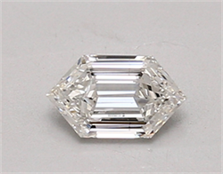 Picture of Lab Created Diamond 0.52 Carats, LONG HEXAGON with  Cut, E Color, vvs2 Clarity and Certified by IGI
