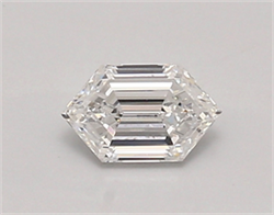 Picture of Lab Created Diamond 0.51 Carats, LONG HEXAGON with  Cut, D Color, vvs1 Clarity and Certified by IGI