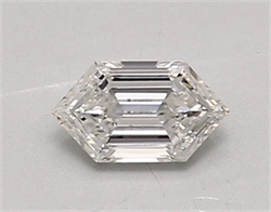Picture of Lab Created Diamond 0.51 Carats, LONG HEXAGON with  Cut, D Color, vvs2 Clarity and Certified by IGI