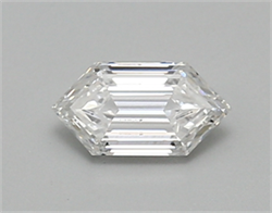 Picture of Lab Created Diamond 0.51 Carats, LONG HEXAGON with  Cut, D Color, vvs1 Clarity and Certified by IGI
