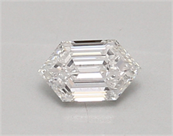 Picture of Lab Created Diamond 0.50 Carats, LONG HEXAGON with  Cut, D Color, vvs2 Clarity and Certified by IGI