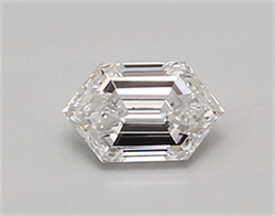 Picture of Lab Created Diamond 0.50 Carats, LONG HEXAGON with  Cut, D Color, vvs1 Clarity and Certified by IGI