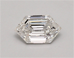 Picture of Lab Created Diamond 0.50 Carats, LONG HEXAGON with  Cut, D Color, vvs2 Clarity and Certified by IGI
