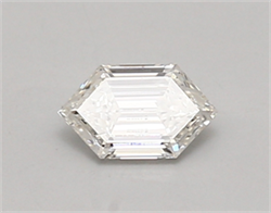 Picture of Lab Created Diamond 0.49 Carats, LONG HEXAGON with  Cut, E Color, vvs2 Clarity and Certified by IGI