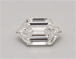 Picture of Lab Created Diamond 0.49 Carats, LONG HEXAGON with  Cut, E Color, vvs1 Clarity and Certified by IGI