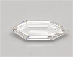 Picture of Lab Created Diamond 0.48 Carats, LONG HEXAGON with  Cut, E Color, vvs1 Clarity and Certified by IGI