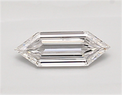 Picture of Lab Created Diamond 0.48 Carats, LONG HEXAGON with  Cut, D Color, vvs1 Clarity and Certified by IGI