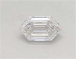 Picture of Lab Created Diamond 0.47 Carats, LONG HEXAGON with  Cut, E Color, vvs2 Clarity and Certified by IGI