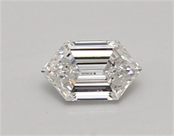 Picture of Lab Created Diamond 0.46 Carats, LONG HEXAGON with  Cut, E Color, vvs2 Clarity and Certified by IGI